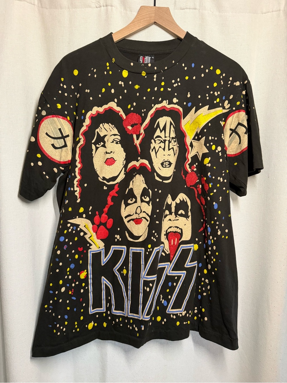 KISS Graphic Short Sleeve Tee - Black